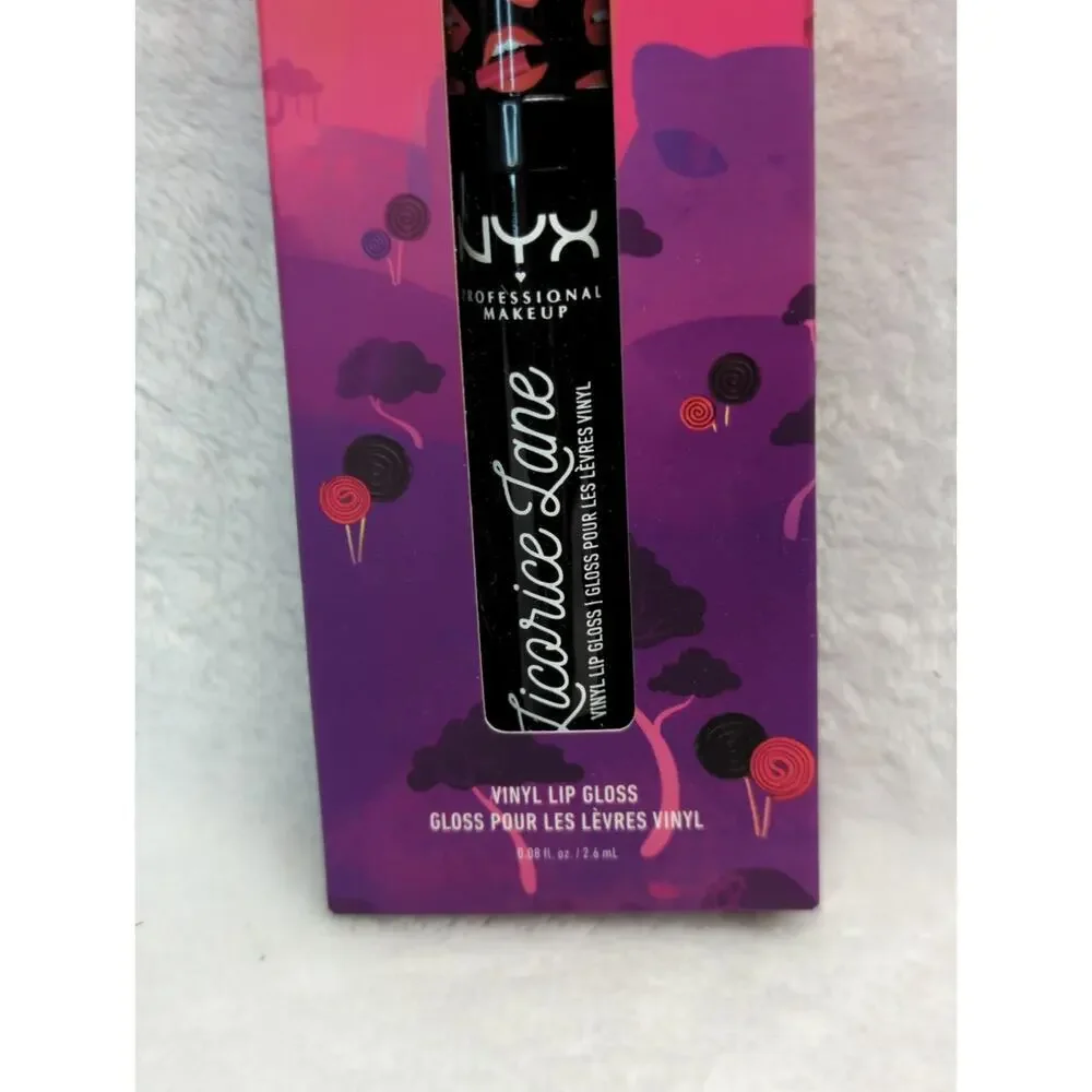 NYX Land of Lollies Lip Gloss Tint Licorice Lane‎ Cherry Cola New in Box